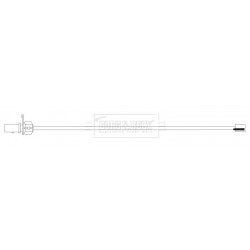 Brake Pad Sensor BORG & BECK BWL3155 for PORSCHE MACAN OE 95B907253