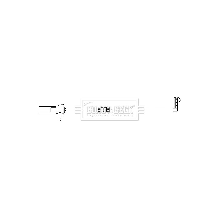Brake Pad Sensor BORG & BECK BWL3162 for AUDI A6