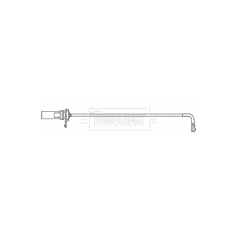 Brake Pad Sensor BORG & BECK BWL3163 for AUDI A6