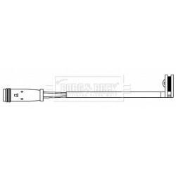Brake Pad Sensor BORG & BECK BWL3164 for VW CRAFTER OE 2E0906206C