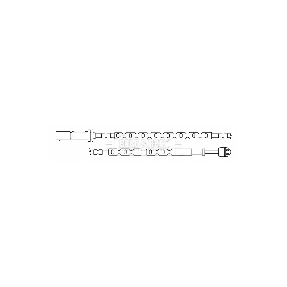 Brake Pad Sensor BORG & BECK BWL3175 for BMW i3 OE 34356857154