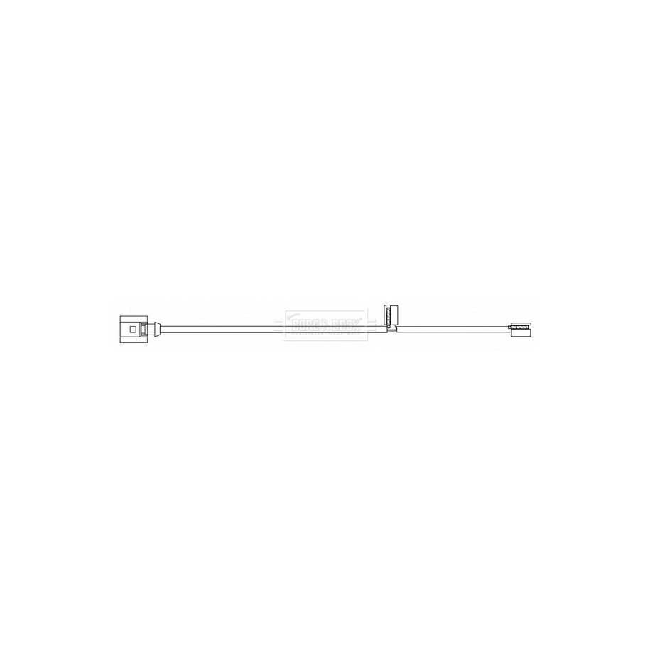 Brake Pad Sensor BORG & BECK BWL3187 for PORSCHE CAYENNE