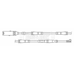 Brake Pad Sensor BORG & BECK BWL3189 for BMW 5