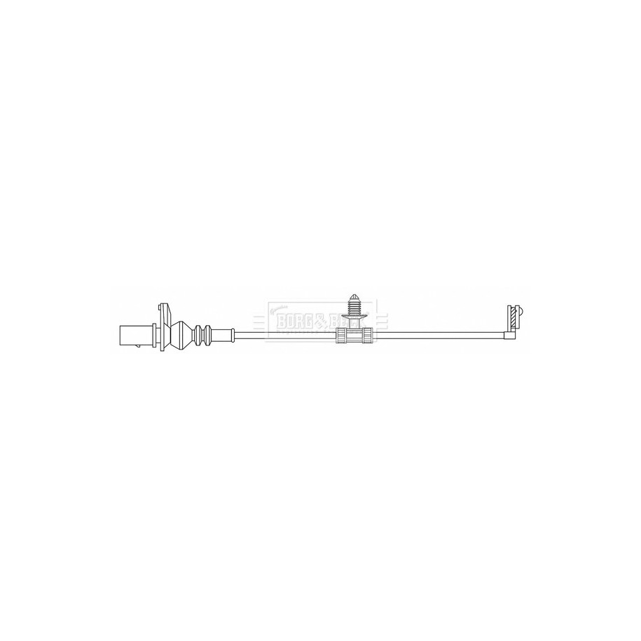 Brake Pad Sensor BORG & BECK BWL3192 for AUDI