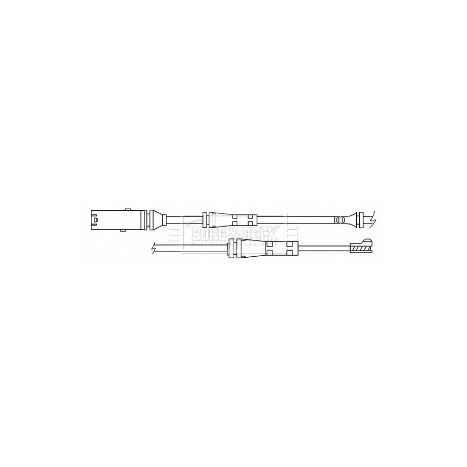 Brake Pad Sensor BORG & BECK BWL3193 for BMW OE 34356861807
