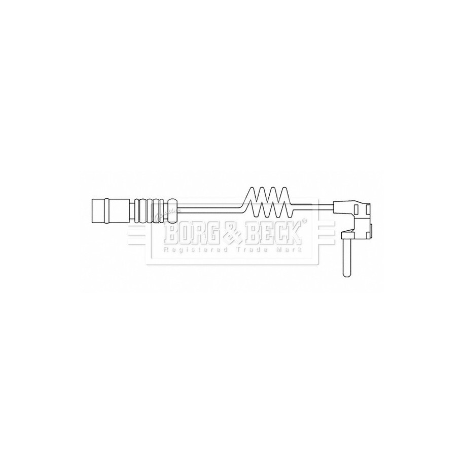 Brake Pad Sensor BORG & BECK BWL3195 for MERCEDES M-CLASS