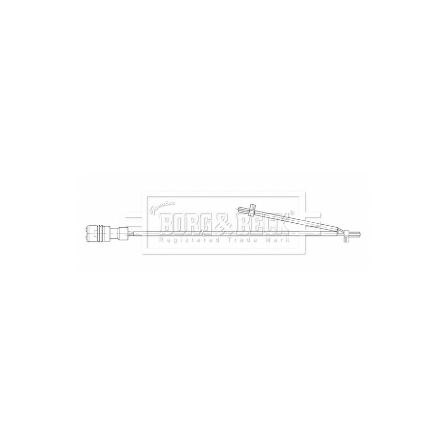 Brake Pad Sensor BORG & BECK BWL3204 for PORSCHE 911