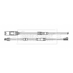 Brake Pad Sensor BORG & BECK BWL3216 for BMW X3