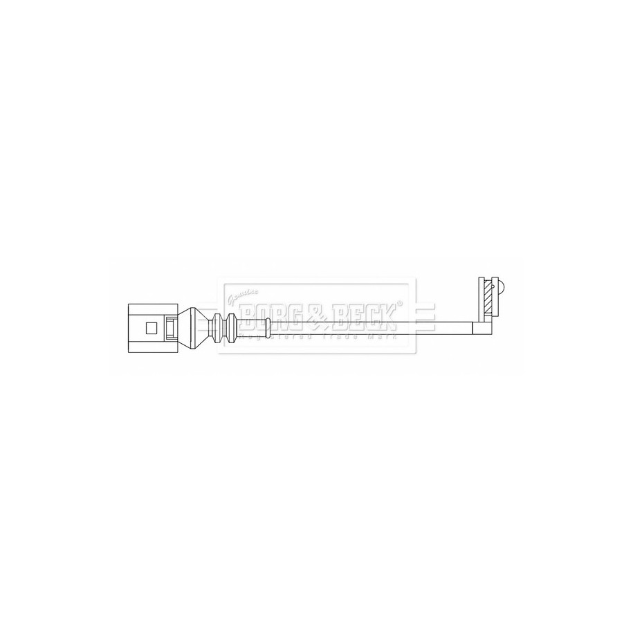 Brake Pad Sensor BORG & BECK BWL3219 for MAN