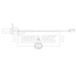 Brake Pad Sensor BORG & BECK BWL3221 for PORSCHE MACAN OE 95B907253D