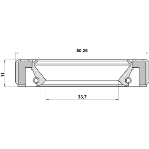 Shaft Seal Drive Shaft - FEBEST 95GBY35501111L