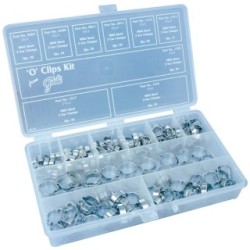 Jubilee O Clip Kit Mild Steel - Pack of 175 OK175MS (O Clips) Type Standard