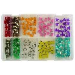 Connect Assorted Mini Blade Fuses - 100 Pack 31858 Type Low Profile