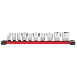 Milwaukee 3/8" Drive Chrome Sockets - 10 Pack 4932492508 (Socket Sets) Type Imperial Standard