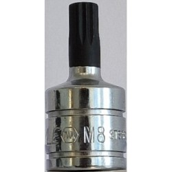 Carlyle Hand Tools 3/8 Drive Multispline 40mm Long STS3808M (Socket -Multispline) Tip Size M8
