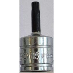 Carlyle Hand Tools 3/8 Drive Multispline 40mm Long STS3805M (Socket -Multispline) Tip Size M5