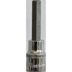 Carlyle Hand Tools 3/8 Drive Hex Bit Socket SH3809M (Socket -Hex) Tip Size HEX 9MM