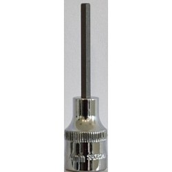 Carlyle Hand Tools 3/8 Drive Hex Bit Socket SH3804M (Socket -Hex) Tip Size HEX 4MM