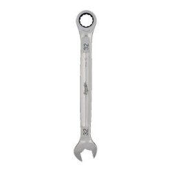 Milwaukee Max Bite Ratchet Metric Combination Spanner 4932480215 Spanner Head Size 32mm