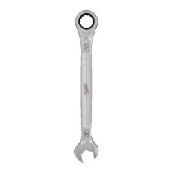 Milwaukee Max Bite Ratchet Metric Combination Spanner 4932480214 Spanner Head Size 30mm