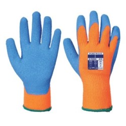 Cold Grip Gloves - Orange/Blue PORTWEST A145OBLXXL (Cold Protection Gloves) Size XXL