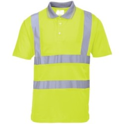 Hi-Vis Polo Shirt PORTWEST S477YERXXL (Hi-Vis Polo Shirts) Size XXL