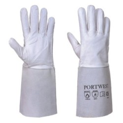 Premium Tig Welding Gauntlet - Grey PORTWEST A520GRRXL (Welding Gauntlets) Size XL