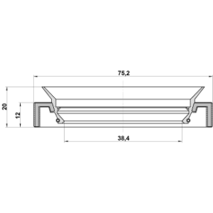 Shaft Seal Drive Shaft - FEBEST 95HAS40751220L