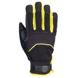 Portwest Needlle Resistant Glove Black/Yellow A792BKYM (Needle Resistant Gloves) Size Meduim