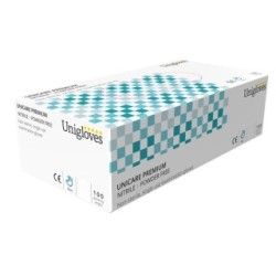Premium Nitrile Powder Free Gloves UNICARE GU0044 (Nitrile Gloves) Size L