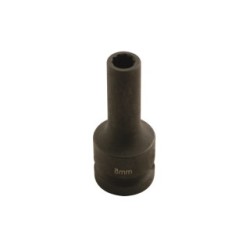 Laser 10 Point 1/2" Drive Impact Socket 5132B (Tyre & Wheel Tools) Size 8mm