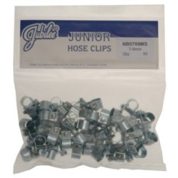 Junior Clips - Mild Steel - Pack of 50 JUBILEE NB0709 (Junior Hose Clips) Size 7-9mm