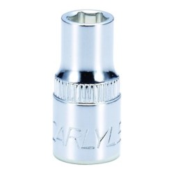 Carlyle Hand Tools 1/4 Drive Metric Standard Shallow Socket S14006M Size 6mm