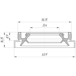 Shaft Seal Drive Shaft - FEBEST 95HBS35560916X