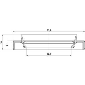 Shaft Seal Drive Shaft - FEBEST 95HBY34630915L
