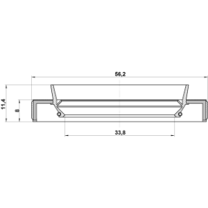 Shaft Seal Drive Shaft - FEBEST 95HBY35560811L