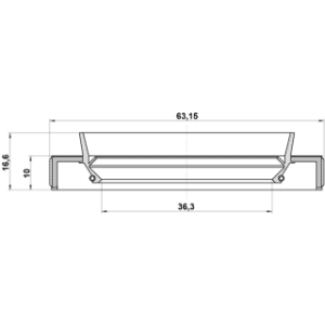 Shaft Seal Drive Shaft - FEBEST 95HBY38631017C