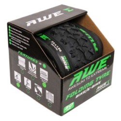 AWE MTB Folding Tyre ATY762 (Wheels & Tyres) Size 24"