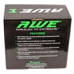 AWE MTB Folding Tyre ATY762 (Wheels & Tyres) Size 24"