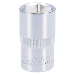 Socket - Shallow - Metric Standard - 1/2" Drive CARLYLE HAND TOOLS S12016M Size 16 mm
