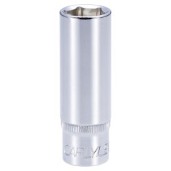 Carlyle Hand Tools 3/8" Drive Deep Metric Standard Socket SD38015M (Deep Sockets) Size 15mm
