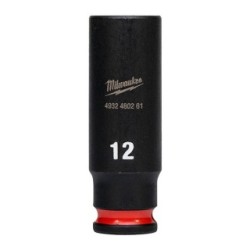 Milwaukee Hex ShW 1/4 Drive Deep Socket 4932480261 Size 12mm