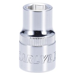 Socket - Shallow - Metric Standard - 1/2" Drive CARLYLE HAND TOOLS S12012M Size 12 mm
