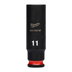 Milwaukee Hex ShW 1/4 Drive Deep Socket 4932480260 Size 11mm