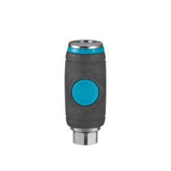 PCL Standard Push Button Safety Coupling, Female Thread PBS21JF (Airline Connector) Size 1/2"