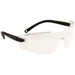 Profile Spectacles - Black Frame PORTWEST PW34CLR Lens Colour Clear