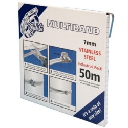 7mm Multiband Banding Stainless Steel - 50 Metre Dispenser JUBILEE MB1602 Length 50m