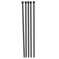 Cable Ties - Standard - Black - Pack Of 25 PEARL CONSUMABLES PCT11B (Standard Cable Ties) Dimensions L 762mm x W 9mm