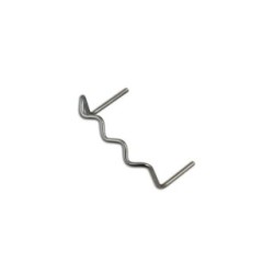 Right Angle U Shape Staples - Pack Of 100 POWER-TEC 92261 Diameter 0.6mm