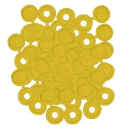 Number Plate Plastic Caps WOT-NOTS PWN1060 (Domes & Cups) Colour Yellow